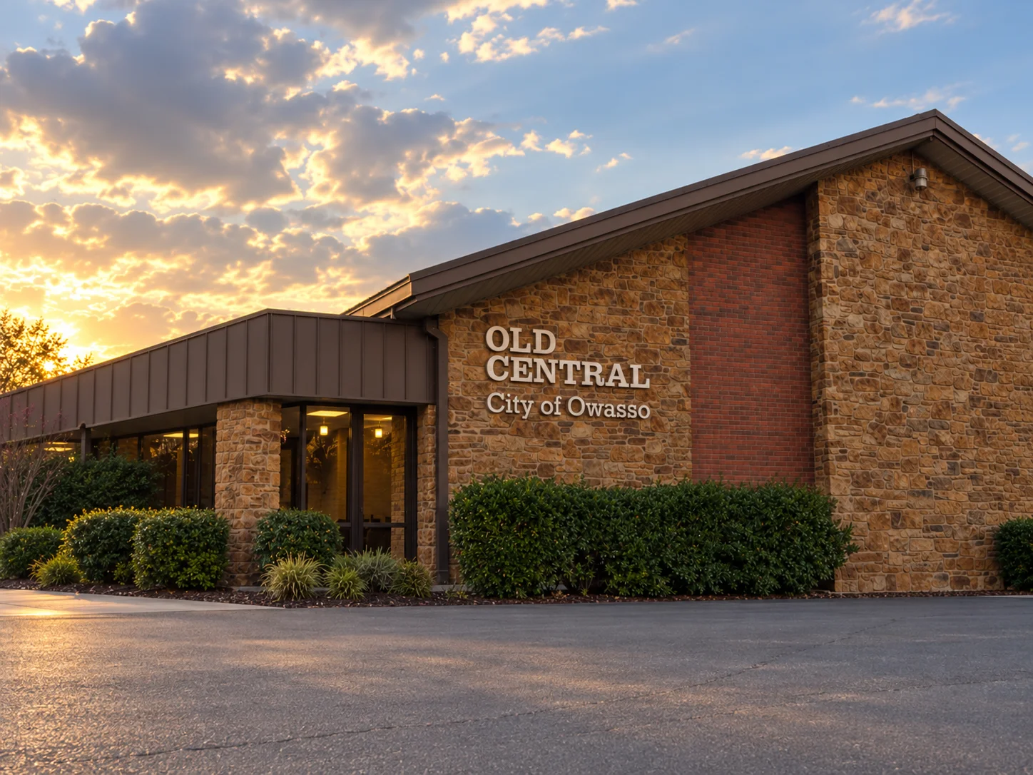 Old Central, where Owasso Municipal Court is held in Owasso, Oklahoma