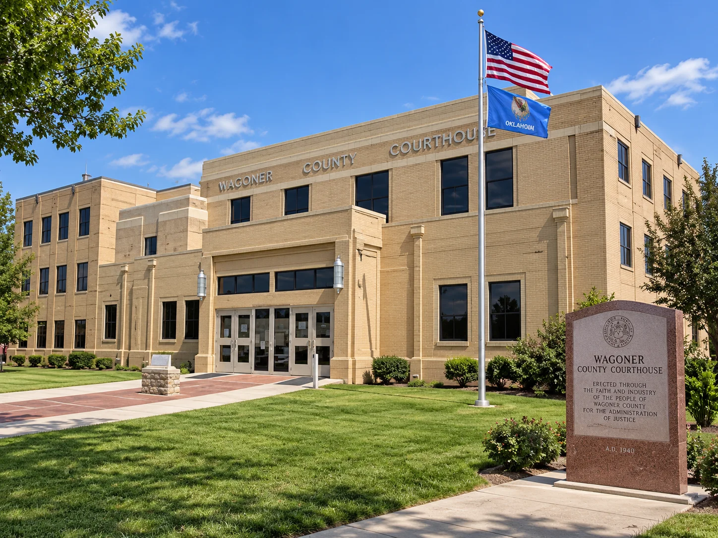 Wagoner County Courthouse in Wagoner, Oklahoma